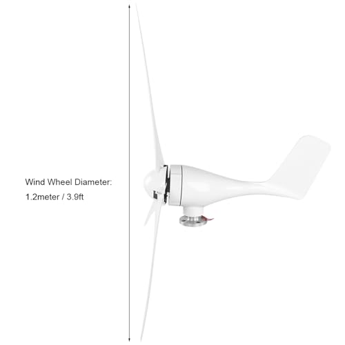 Generador de Viento Estable, Turbina Aerogeneradora Duradera para Carga de Barcos (48V)