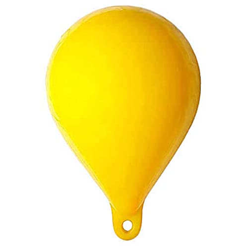 Marineo Boya de ancla inflable con 1,5 kg de flotabilidad, 15 x 20 cm, color amarillo