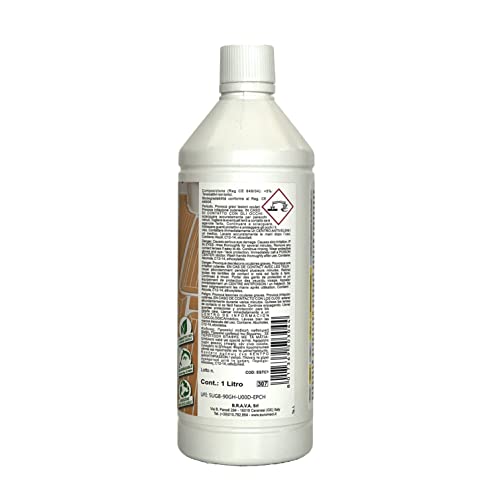 Brava Syn Teak Cleaner Limpiador para Teca sintética, 1 Litro