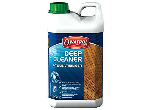 Owatrol - DEEP CLEANER - Eliminador de aceite para cubiertas de teca - 2,5 litros