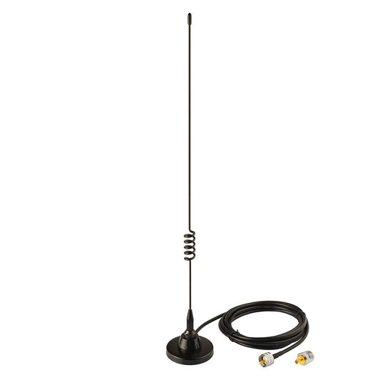 Bingfu Ham Radio Vehículo Radio Móvil Antena Banda Dual VHF UHF 136-174MHz 400-460MHz Magnética Base PL259 Macho para BTECH ICOM Kenwood Midland Yaesu TYT AnyTone Radio Amateur Radio Bidireccional