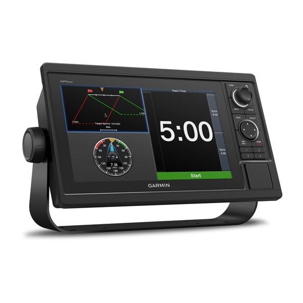 Garmin GPSMAP 1022 0753759168308 - Plotter de Tarjetas con Pantalla de 10 Pulgadas, Color Negro