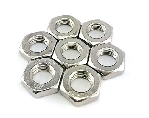 Tuerca hexagonal Baja Acero Inox DIN 439 Métrica Fina (M12x1) x10