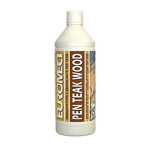 EUROMECI Pen Teak Wood, blanqueador renovador para Teca, 1000 ml