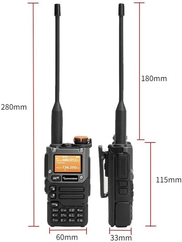 Quansheng UV-K5(8) Radio Portátil de Doble Banda VHF UHF para Radioaficionados de 5W con FM - UV-K5 Plus