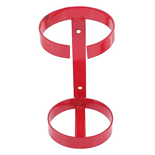 KONTONTY soporte extintor soporte para extintor gancho de pared para extintor coche extintor soportes para autos extintor de barcos gancho extintor percha de hierro para extintor Metal rojo