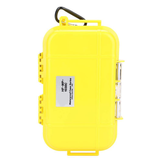 Caja Seca Impermeable,Estuche Impermeable a Prueba de Agua Buceo Supervivencia Caja de Transporte Contenedor Cojín de Goma Interior Desmontable reemplazo para Kayak Senderismo Pesca Camping(Amarillo)