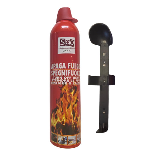 Extintor de Incendios compacto I extintor para casa extintor coche cocina extintor camping caravana I extintor camper, barco, extintor hogar Spray extintor protección contra incendios. SIN CADUCIDAD