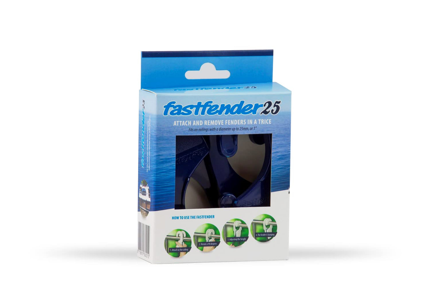 Fastfender 25 Sujetadefensas Azul - 2 Unidades