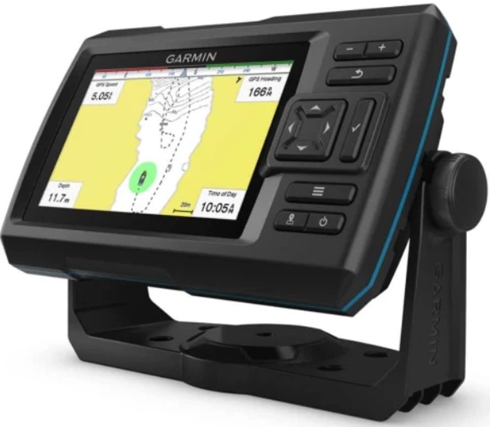 Garmin Striker Vivid 5cv Bundle with Transducer and Protective Cover, 5-inch Color Fishfinder, Vivid Scanning Sonar Color Palettes 010-02551-00