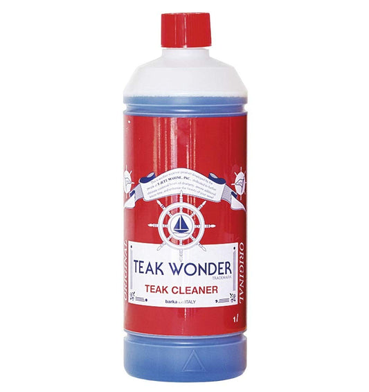 Nautica Dream Teak Wonder Cleaner - Limpiador de mantenimiento de teca, color azul, 1 litro