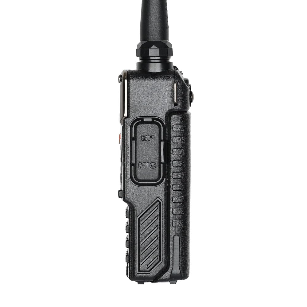 BAOFENG BF UV-5R 8-Watt Dual Band Two-Way Radio (144MHz-146MHz VHF & 430MHz-440MHz UHF) Includes Full Kit, Black