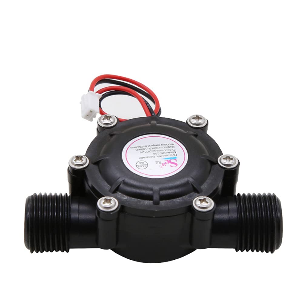 ANCLLO Generador de turbina de agua micro-hidroeléctrica de carga de agua generador DC12V