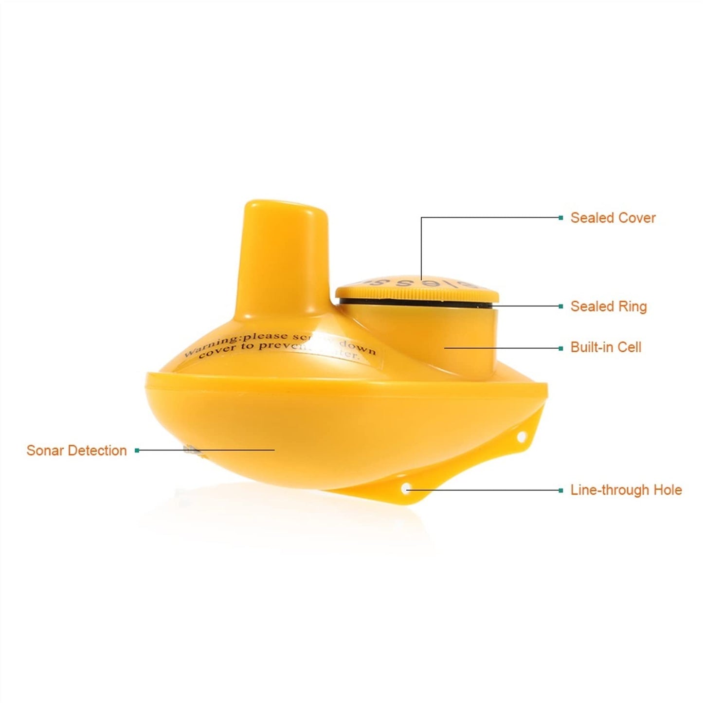 Kit de cámara de pesca submarina portátil Buscador de peces Profundidad de sonda inalámbrica 125 KHz Frecuencia de sonda Localizador de peces Buscador de peces para barcos Detector de peces Cámar