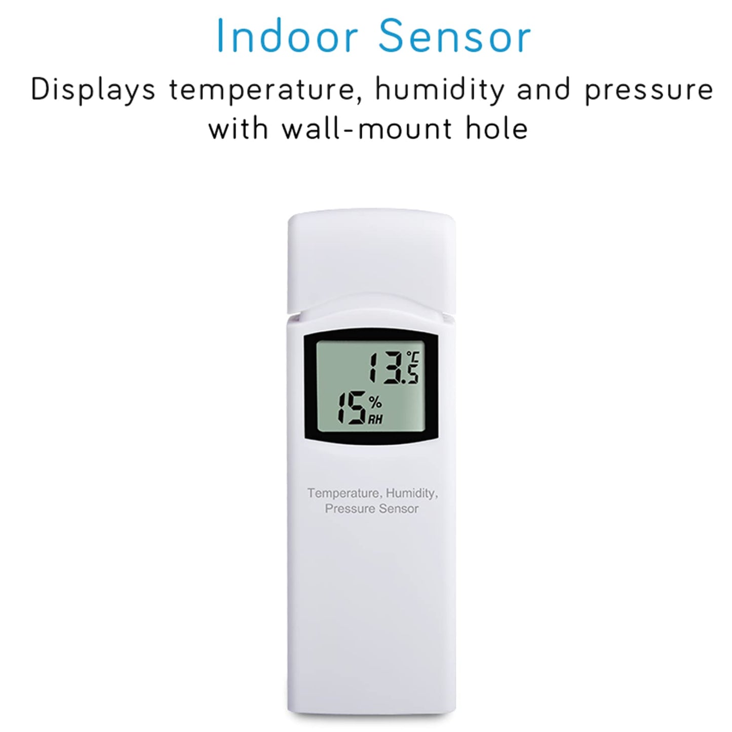 Ecowitt Estación meteorológica inalámbrica Wi-Fi - Pronóstico meteorológico digital con pantalla TFT de 7 pulgadas, indicador de lluvia, anemómetro, pasarela para ecosistema Ecowitt, HP2551