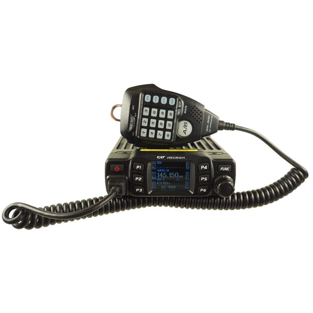 CRT Micron UV - Radio VHF/UHF con Banda Dual (144-146 MHz/430-440 MHz) Color Negro