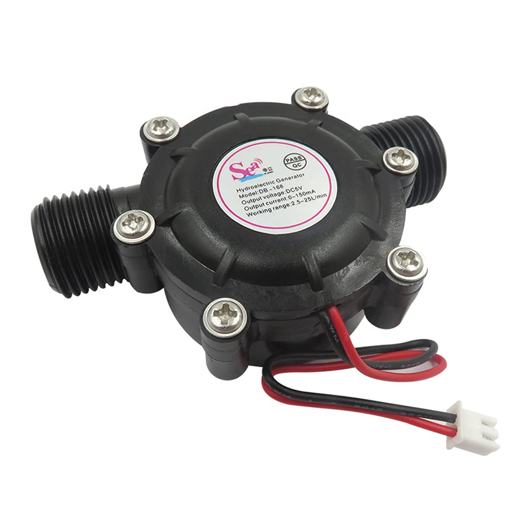 ANCLLO Generador de turbina de agua micro-hidroeléctrica de carga de agua generador DC12V