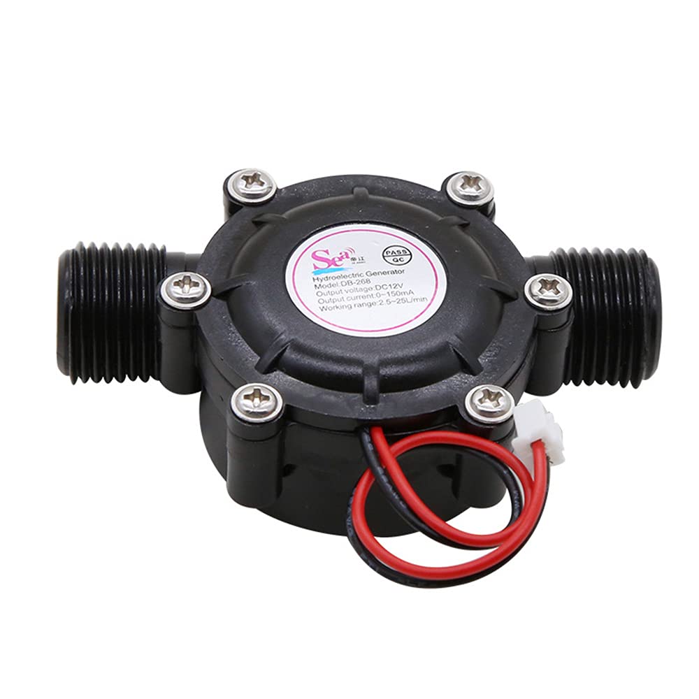 ANCLLO Generador de turbina de agua micro-hidroeléctrica de carga de agua generador DC12V