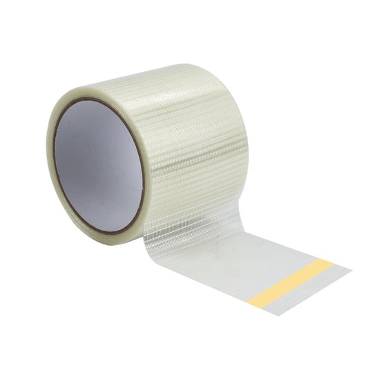 SAVITA Cinta de Fibra de Vidrio, 12m x 8cm Cinta Malla de Fibra de Vidrio Cinta de Parche Impermeable Resistente a Desgarros Repair Tape para Toldos RV Tiendas de Campaña Cubiertas de Barcos