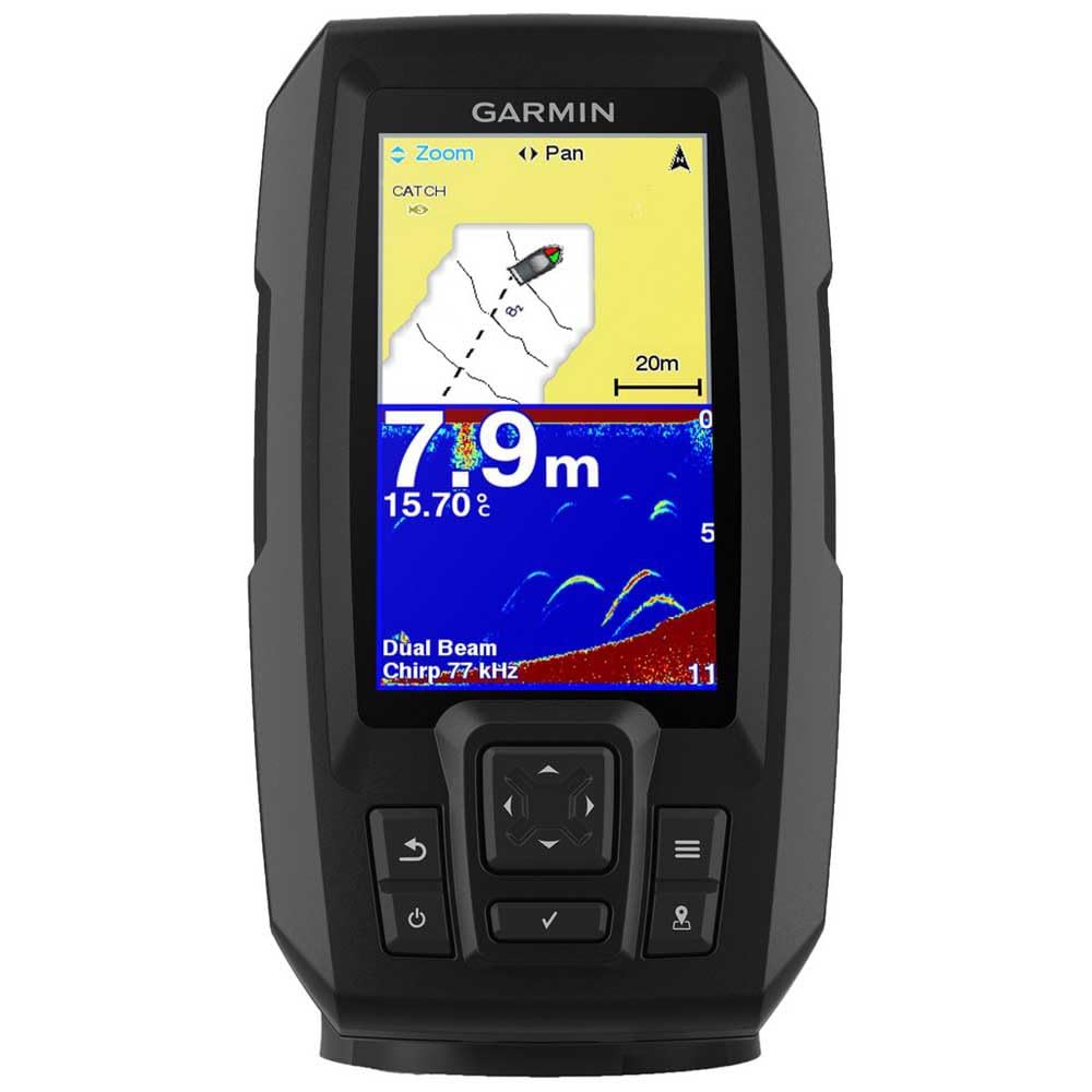 GARMIN SONDA Striker Plus 4 Color 4.3' con TRANDUCTOR DE POPA Doble Haz