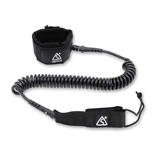 Leashes de Surf, Correa de Paddle Surf Hinchable, 9ft *7mm, Negro, SCL-97