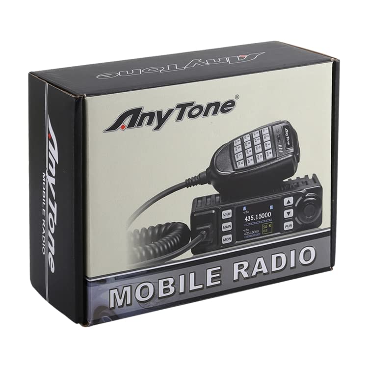 AnyTone AT-779UV - Emisora móvil Doble Banda (VHF/UHF, 144-146/430-440 MHz) radioaficionado