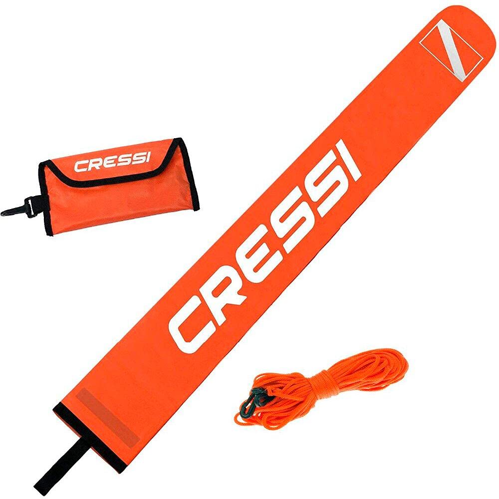 Cressi Orange Deco - Boya de amarre para barcos, color naranja