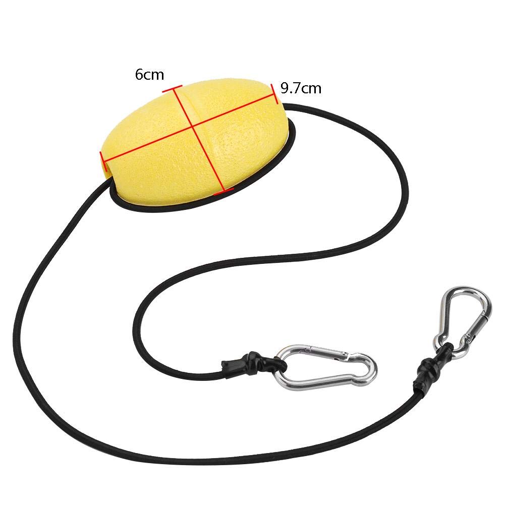 SolUptanisu Ancla de Deriva Kayak,Cuerda de Remolque Línea de Nylon Kayak de Deriva Anclaje Flotador de Anclaje Ancla Flotante con Clips de Acero Boya EVA Accesorio reemplazo para Kayak Barco Canoe