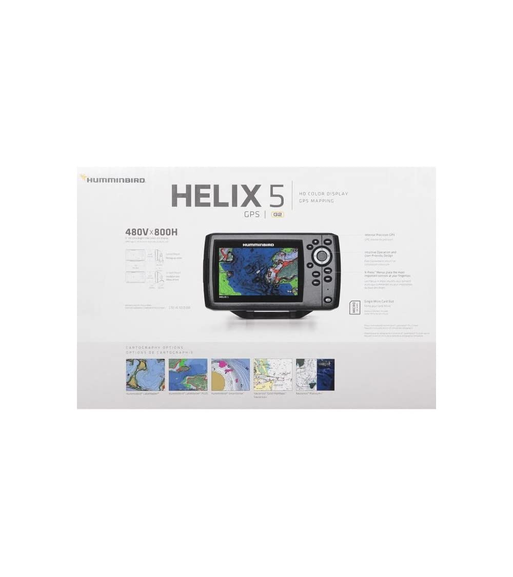 HUMMINBIRD NS-536 Helix 5 GPS Plotter G2, Unisex-Adult, Multicolor