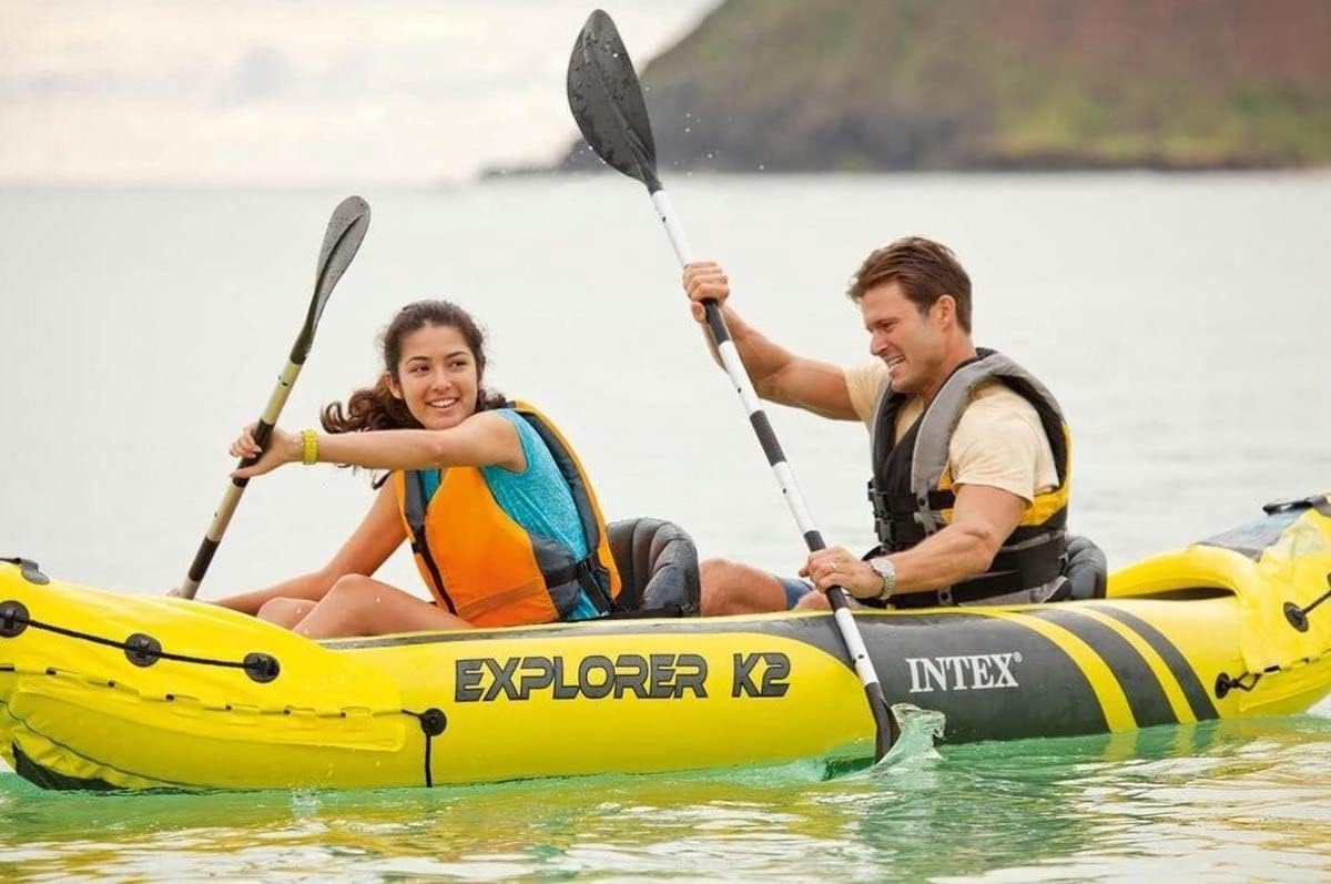 Intex Kayak Hinchable para Adultos Explorer K2 para 2 Personas