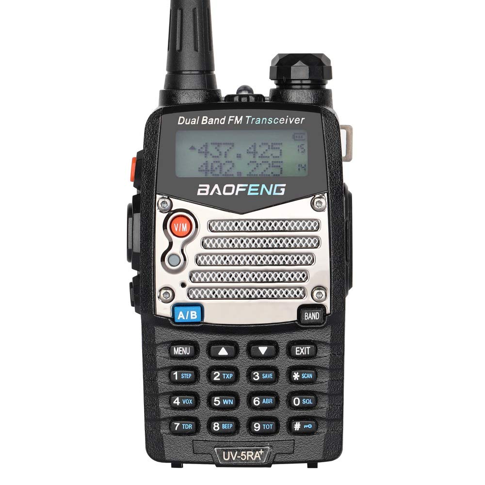 BAOFENG UV-5RA+Plus - Radio Walkie Talkie, Color Negro