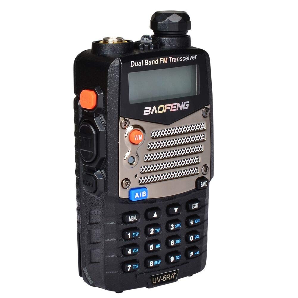 BAOFENG UV-5RA+Plus - Radio Walkie Talkie, Color Negro