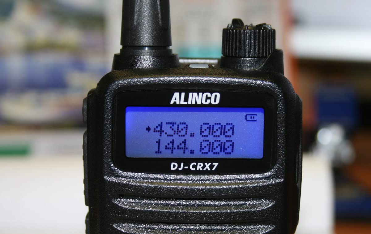 Emisora de Radio portátil VHF/UHF Alinco DJ-CRX-7, Radio FM, batería de 1800mAh, Talk Around, BCL, Tot, DTMF, CTCSS, DCS