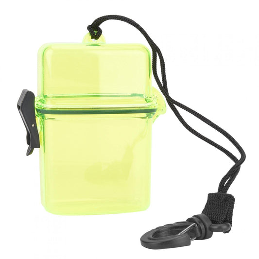 Caja Secas de Para Buceo - Estuche Hermético Flotante Cajas Subacuática Transparente Caja de Almacenamiento en Seco Sellado para Surf Kayak (Amarillo)