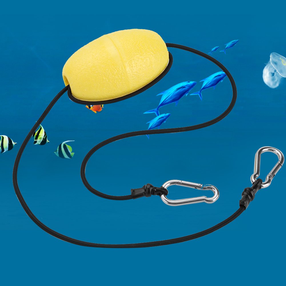 SolUptanisu Ancla de Deriva Kayak,Cuerda de Remolque Línea de Nylon Kayak de Deriva Anclaje Flotador de Anclaje Ancla Flotante con Clips de Acero Boya EVA Accesorio reemplazo para Kayak Barco Canoe