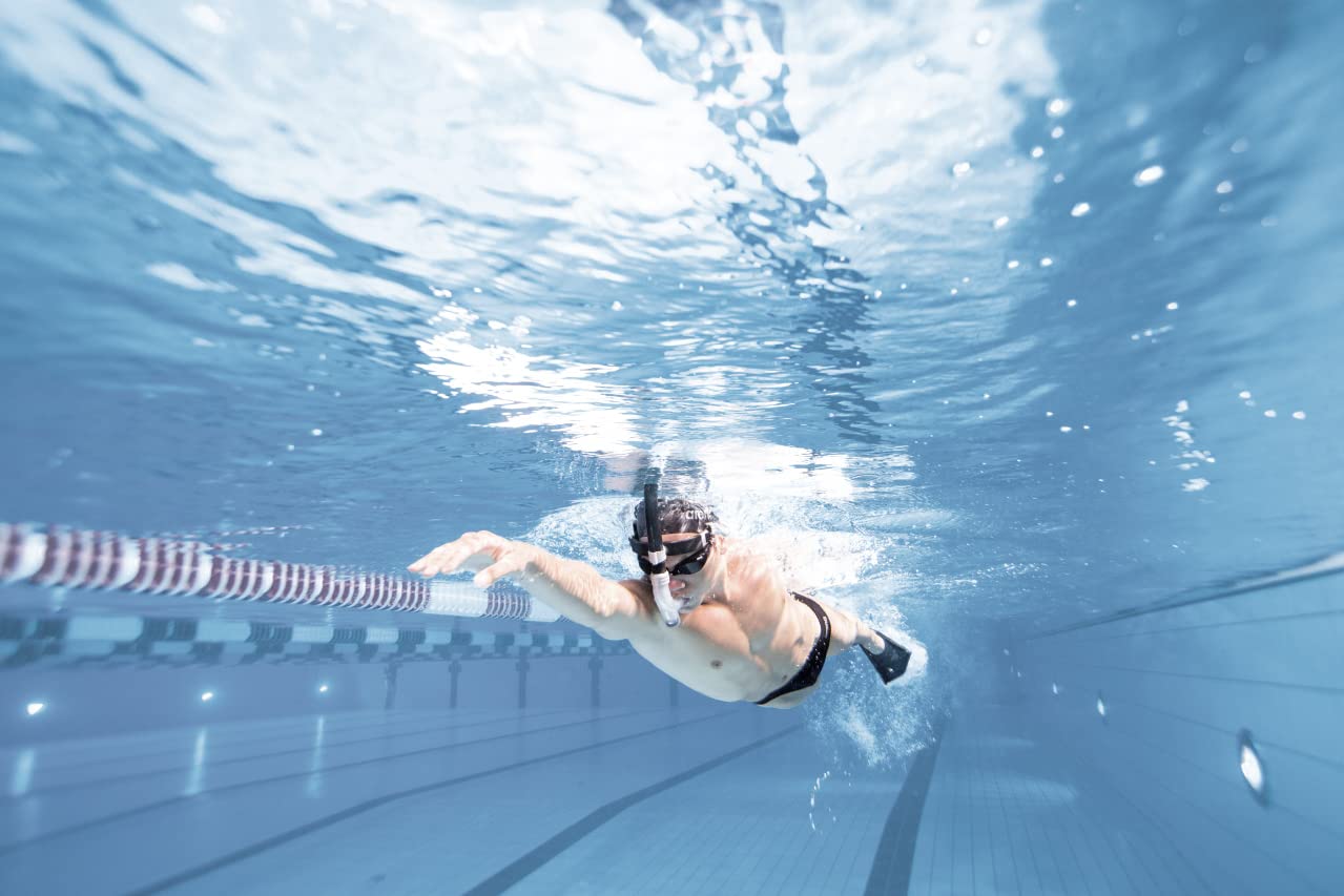 arena Snorkel de Natación Pro III Adulto Unisex, Tubo de Natación con 2 Boquillas y 2 Reguladores de Aire, Idóneo para Entrenamiento en Mar y Piscina, Ajuste de Precisión con Hebilla