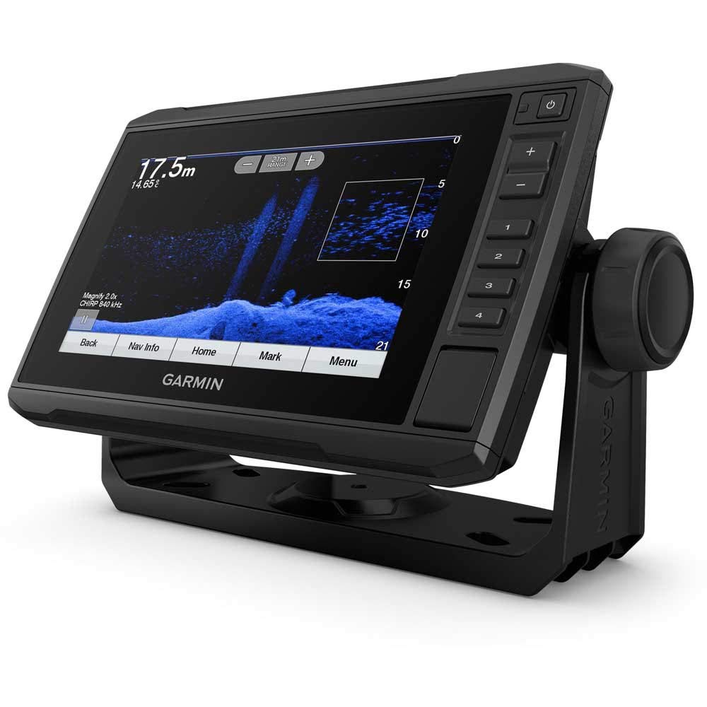 Garmin ECHOMAP UHD 72Cv, Plotter de gráficos con Pantalla táctil asistida con Llave de 7 Pulgadas con Mapa Base Mundial