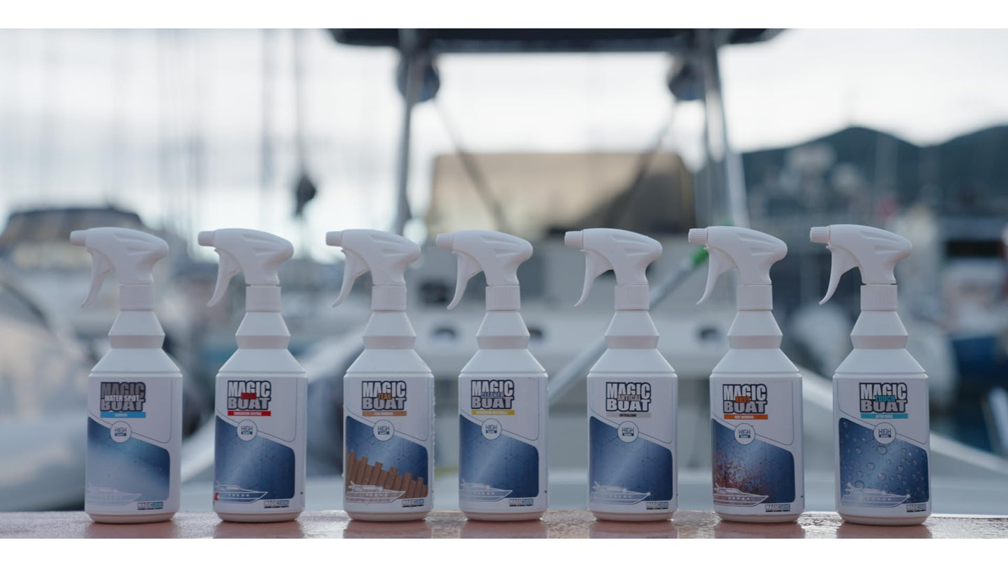 Magic Boat Teak 750 ml, detergente, lavado de teca barcos, veleros, biodegradable, restaura el color de la teca