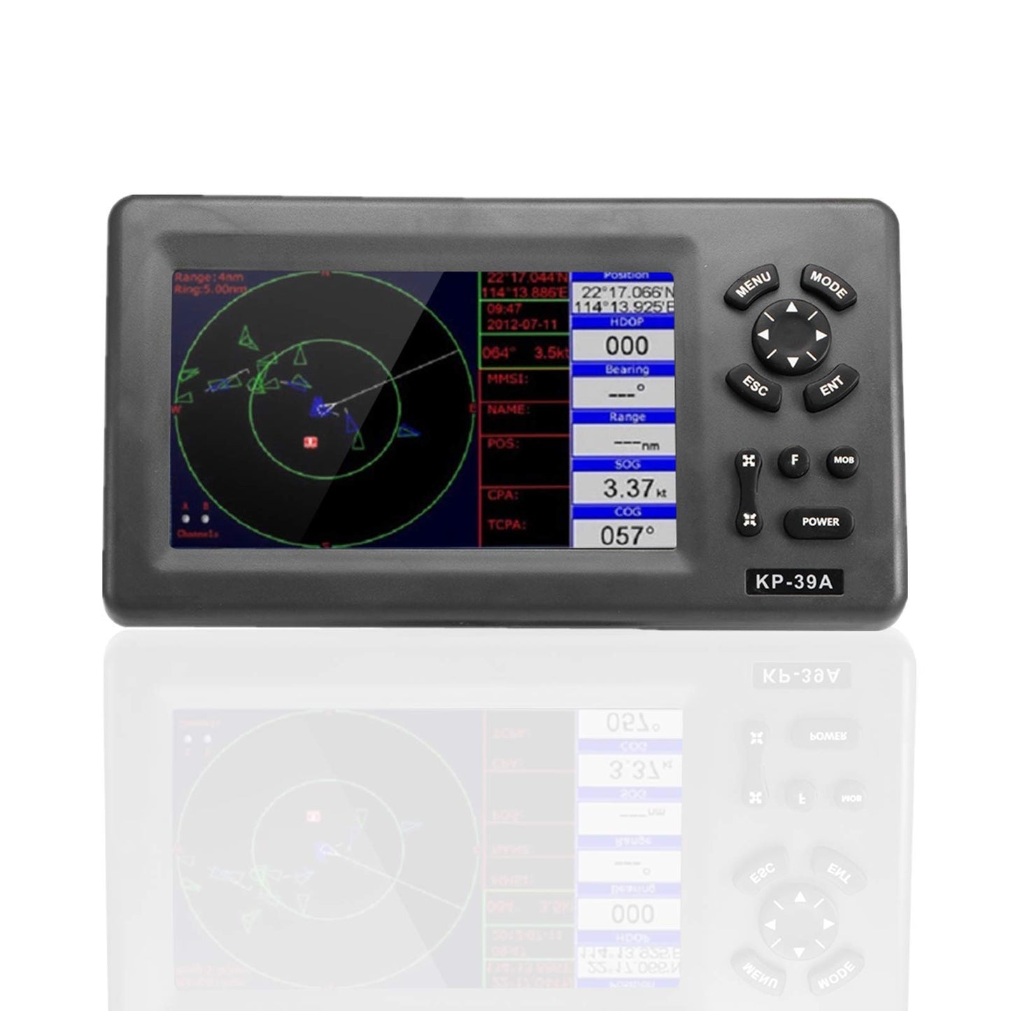 Navegador GPS Pantalla LCD Plotter con transpondedor AIS Clase B para embarcación marina de 7 pulgadas