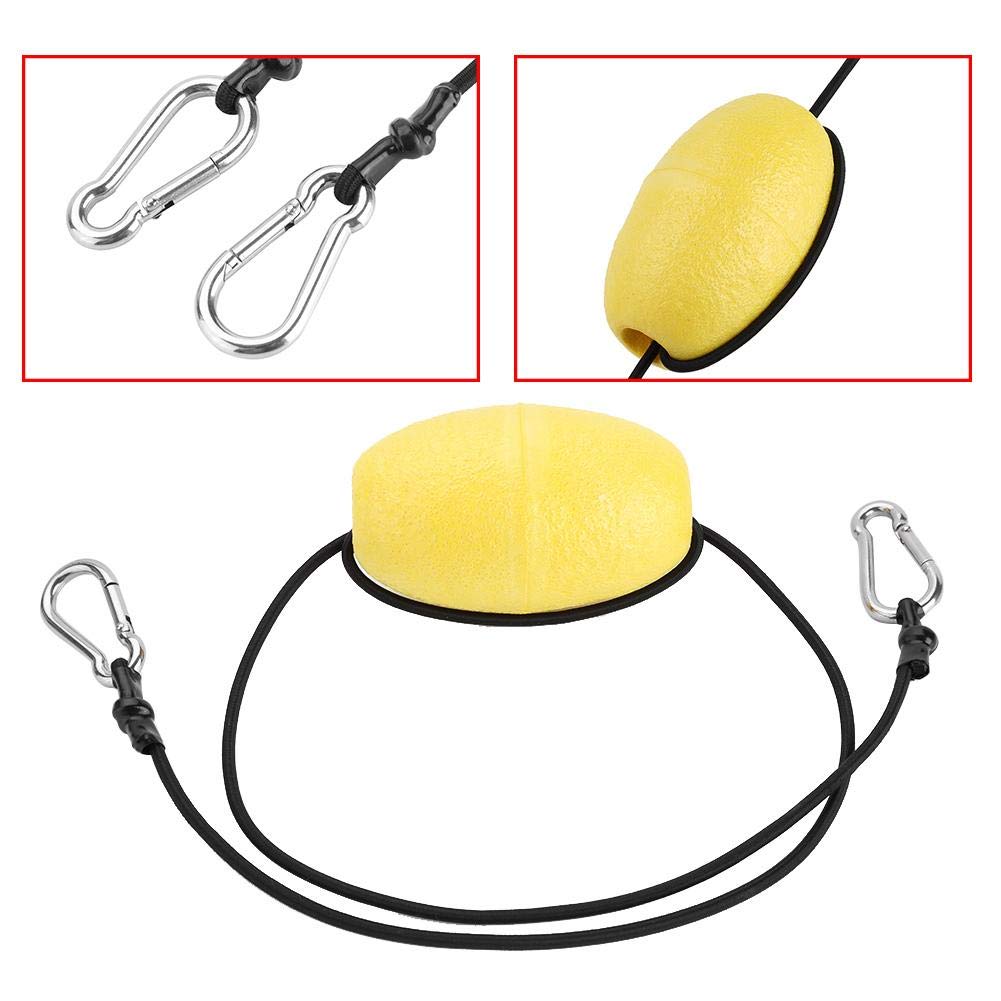 SolUptanisu Ancla de Deriva Kayak,Cuerda de Remolque Línea de Nylon Kayak de Deriva Anclaje Flotador de Anclaje Ancla Flotante con Clips de Acero Boya EVA Accesorio reemplazo para Kayak Barco Canoe