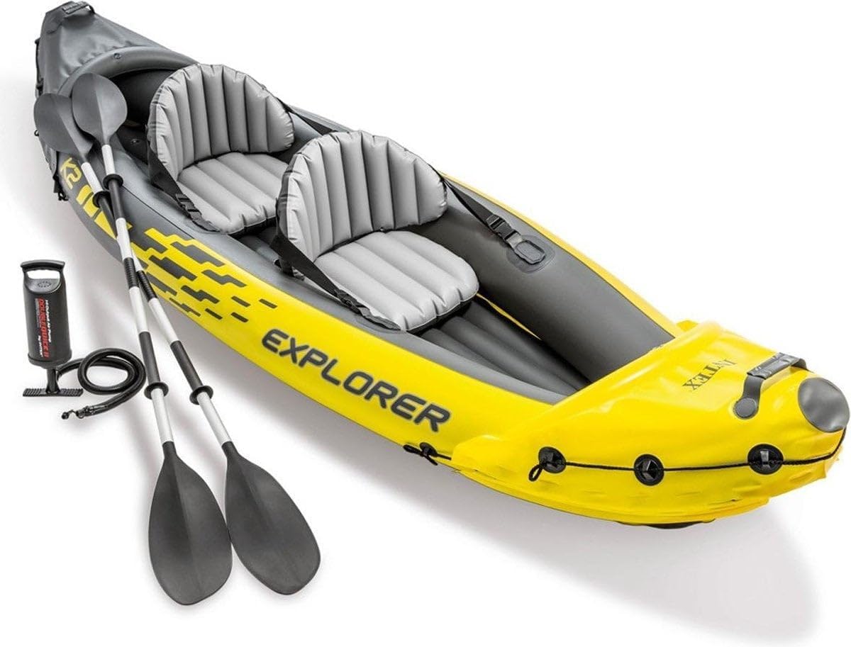 Intex Kayak Hinchable para Adultos Explorer K2 para 2 Personas