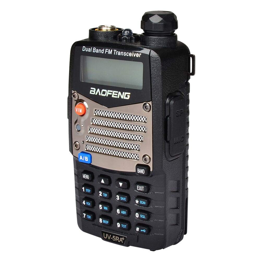 BAOFENG UV-5RA+Plus - Radio Walkie Talkie, Color Negro