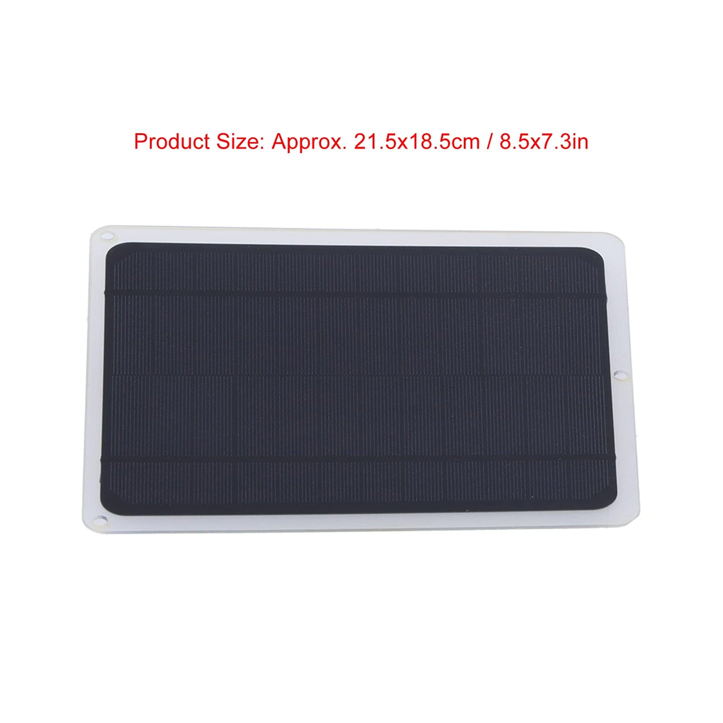 Panel Solar de 20 W Y 12 V, Módulo de Alta Eficiencia, Energía Fotovoltaica para Carga de Batería, Barco, Caravana, RV Y Cualquier Otra Aplicación Fuera de la Red