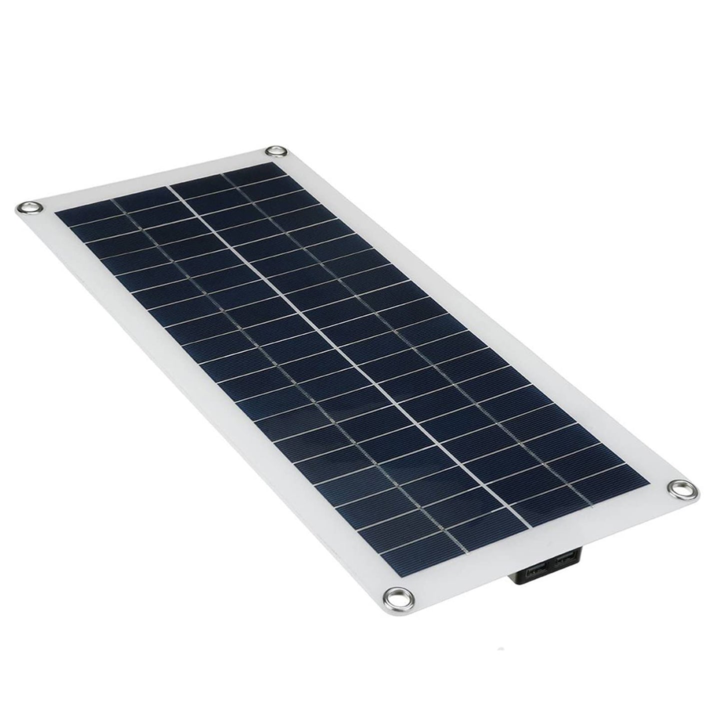 Aumotop Panel Solar Flexible 300W 12V 24V Módulo Monocristalino con Regulador de Carga Solar para Auto Caravana Barco Automóvil Casa