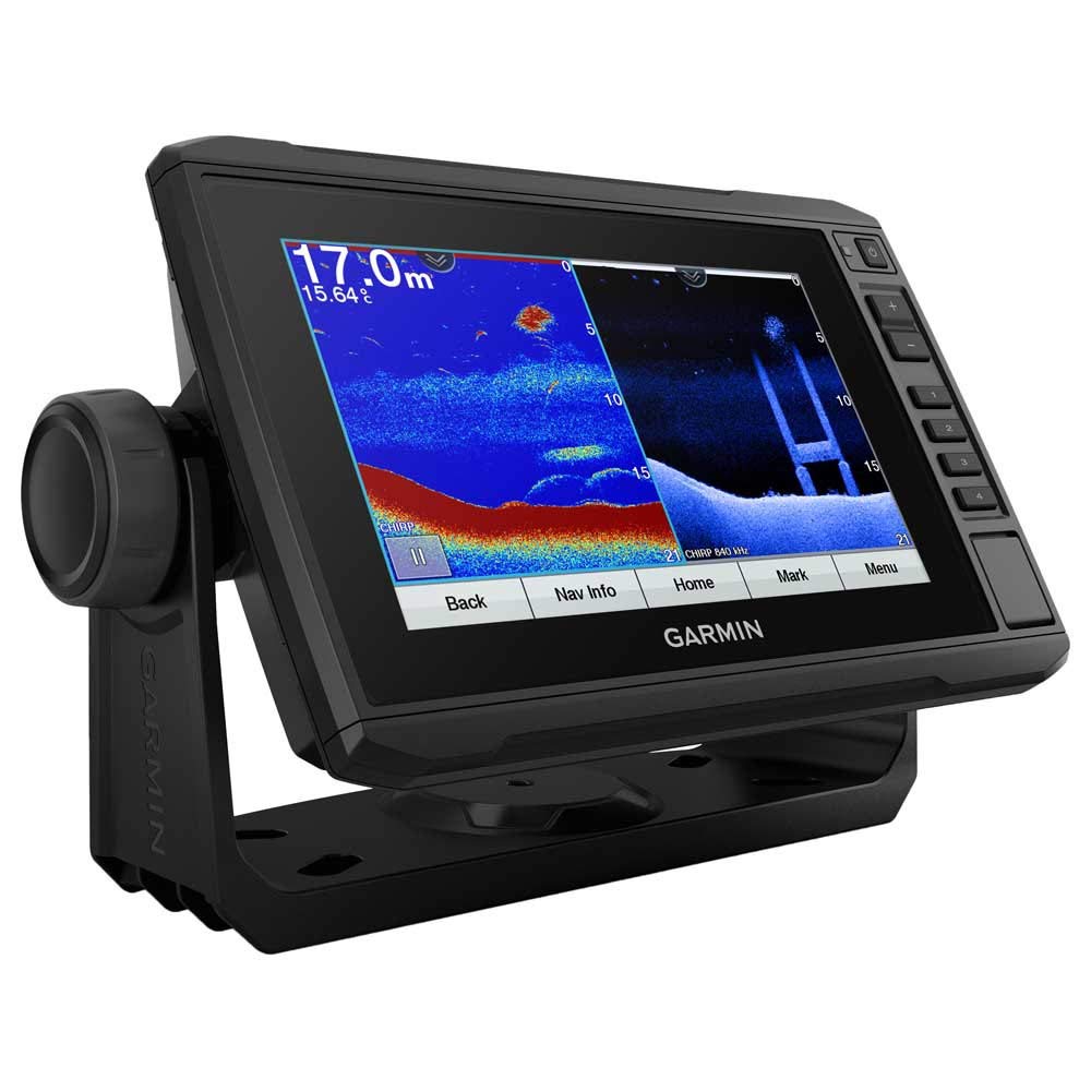 Garmin ECHOMAP UHD 72Cv, Plotter de Pantalla táctil asistida con Llave de 7 Pulgadas con Mapa Base Mundial y transductor GT24UHD-TM