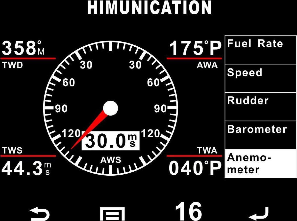 Himunication Radio VHF Fijo Pantalla Tactil a Color VHF Marina DSC Mob AIS