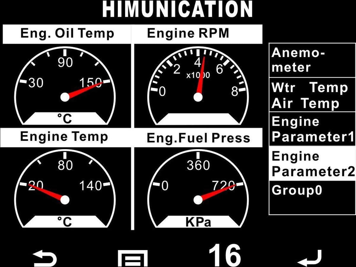 Himunication Radio VHF Fijo Pantalla Tactil a Color VHF Marina DSC Mob AIS