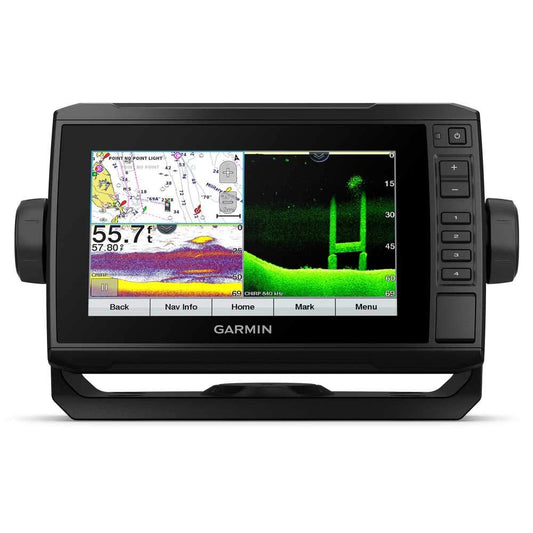 Garmin ECHOMAP UHD 72Cv, Plotter de gráficos con Pantalla táctil asistida con Llave de 7 Pulgadas con Mapa Base Mundial