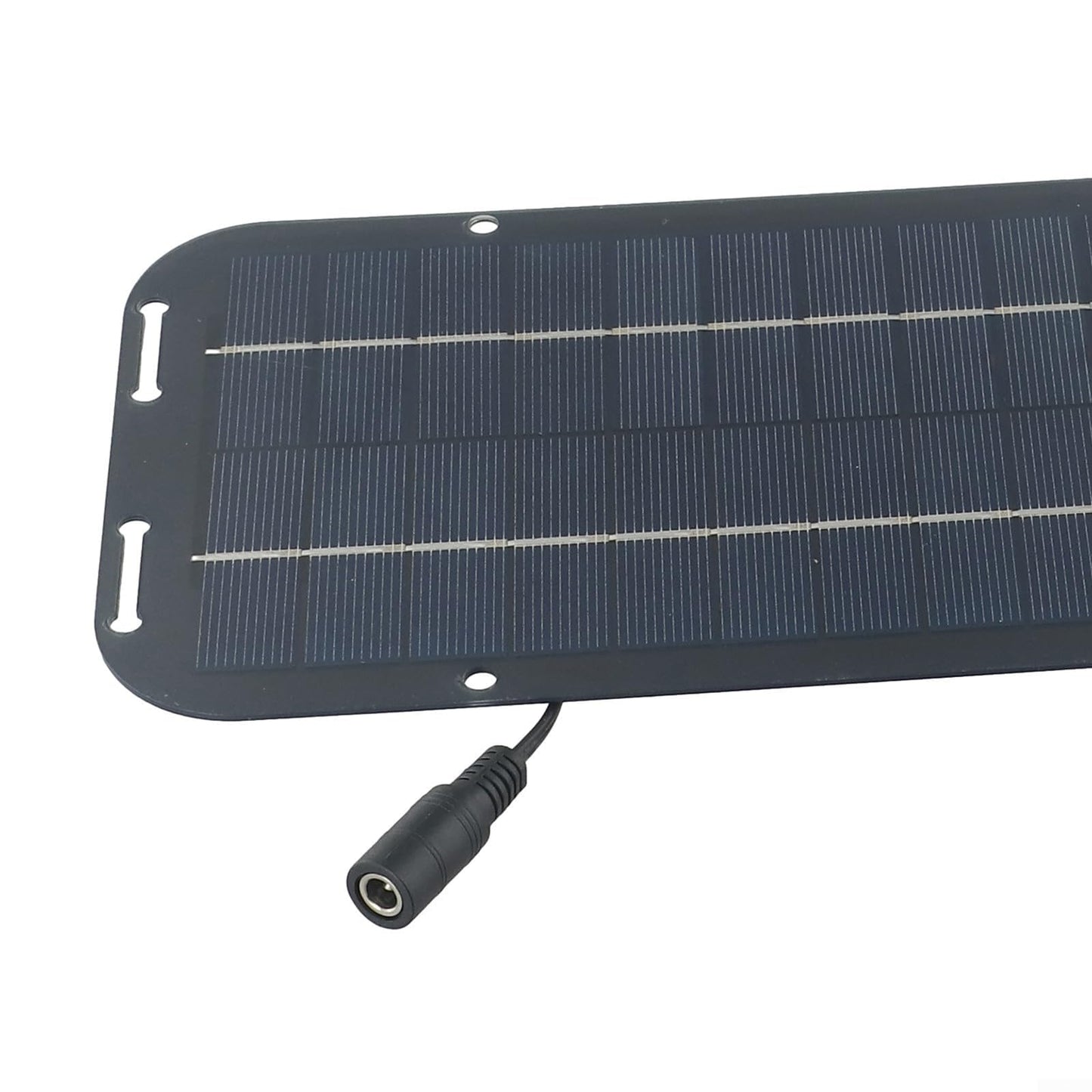 Emiif Panel solar, 60 W, 12 V, cargador de módulo solar de alto rendimiento, módulo monocristalino, cargador solar impermeable para caravana, coche, furgoneta, barco