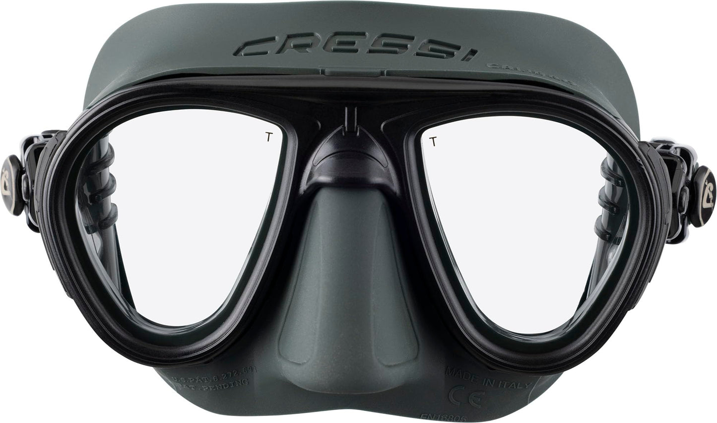 Cressi Calibro + Corsica Packs de Snorkel, Unisex Adulto, Verde